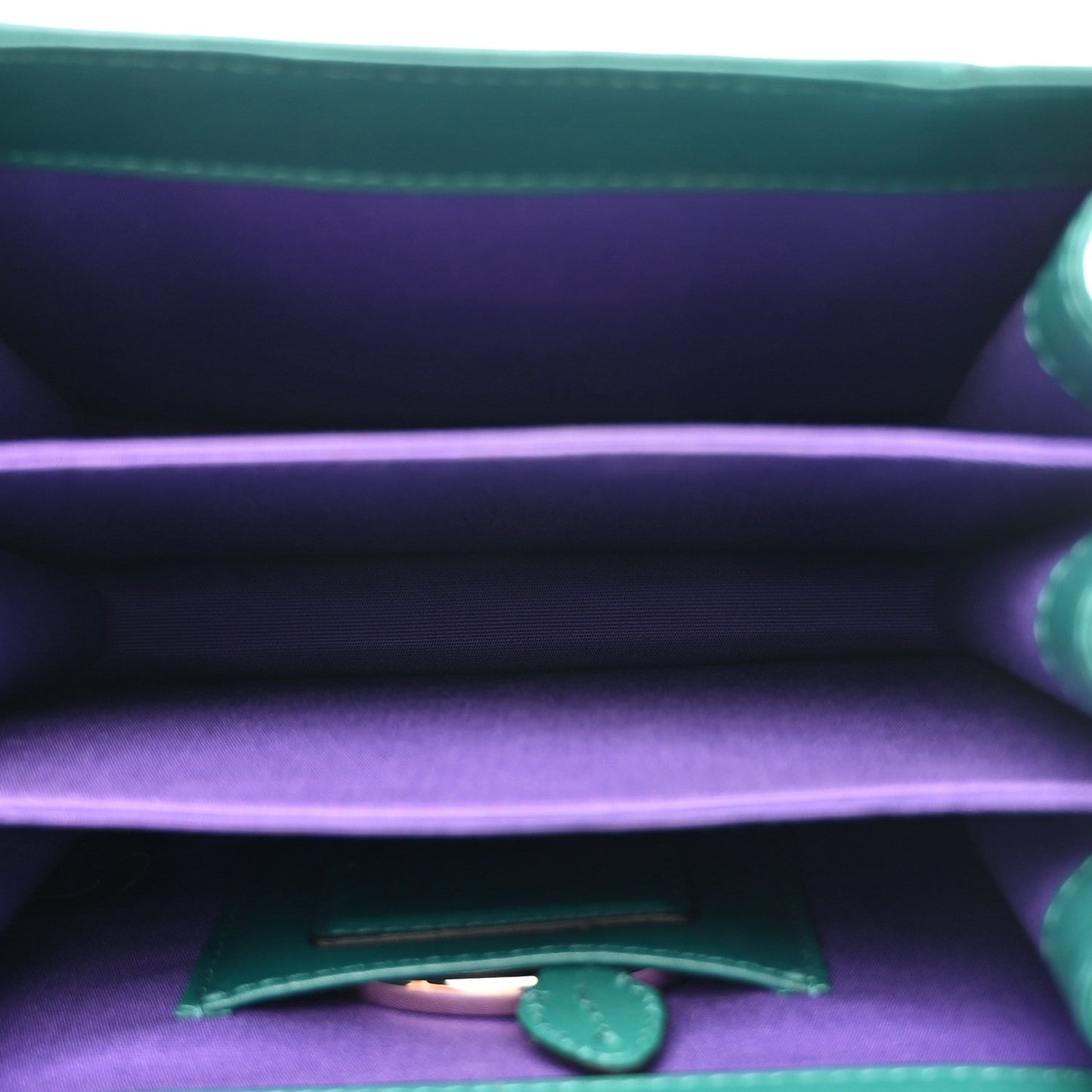 Calfskin Serpenti Forever Top Handle Emerald Green