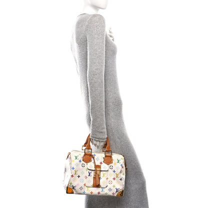 Monogram Multicolor Speedy 30 White