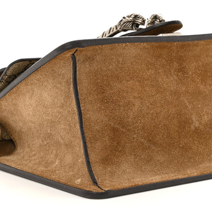 GG Supreme Monogram Small Dionysus Top Handle Bag Taupe