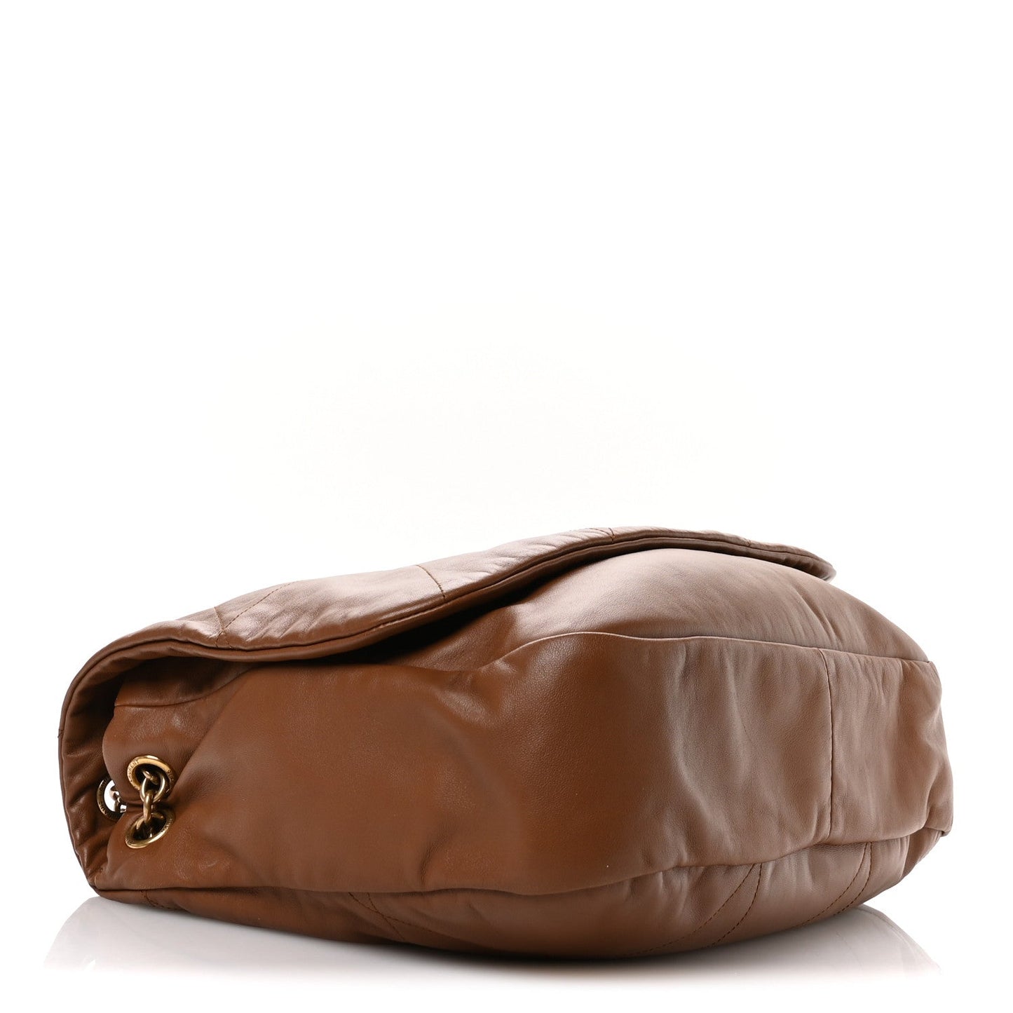 Lambskin Matelasse Monogram Large Jamie 4.3 Light Fox