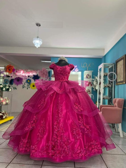A Line Long Ball Gown Evening Dress Prom Dress