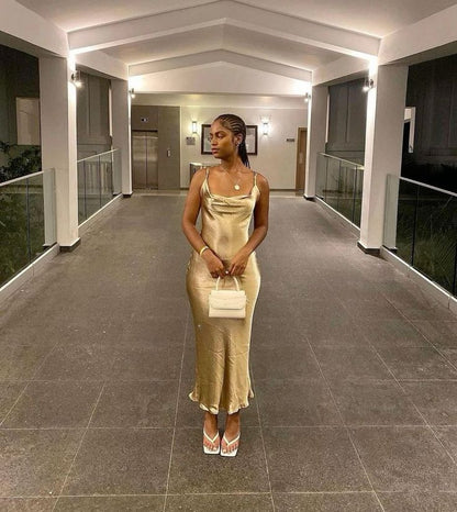 sexy prom dress evening gowns black girl women formal Dress