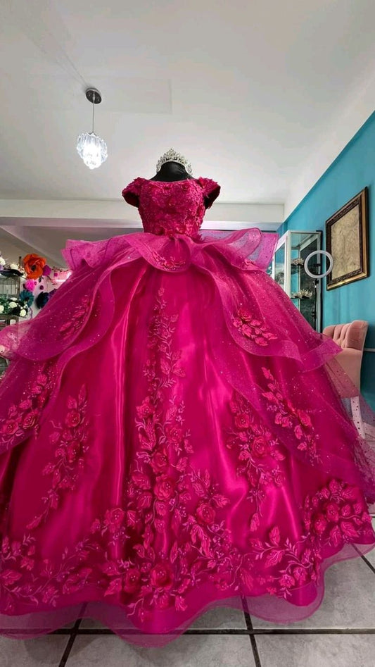 A Line Long Ball Gown Evening Dress Prom Dress
