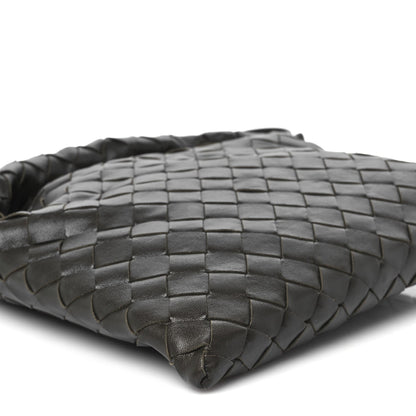 Calfskin Intrecciato Mini Hop Kaki