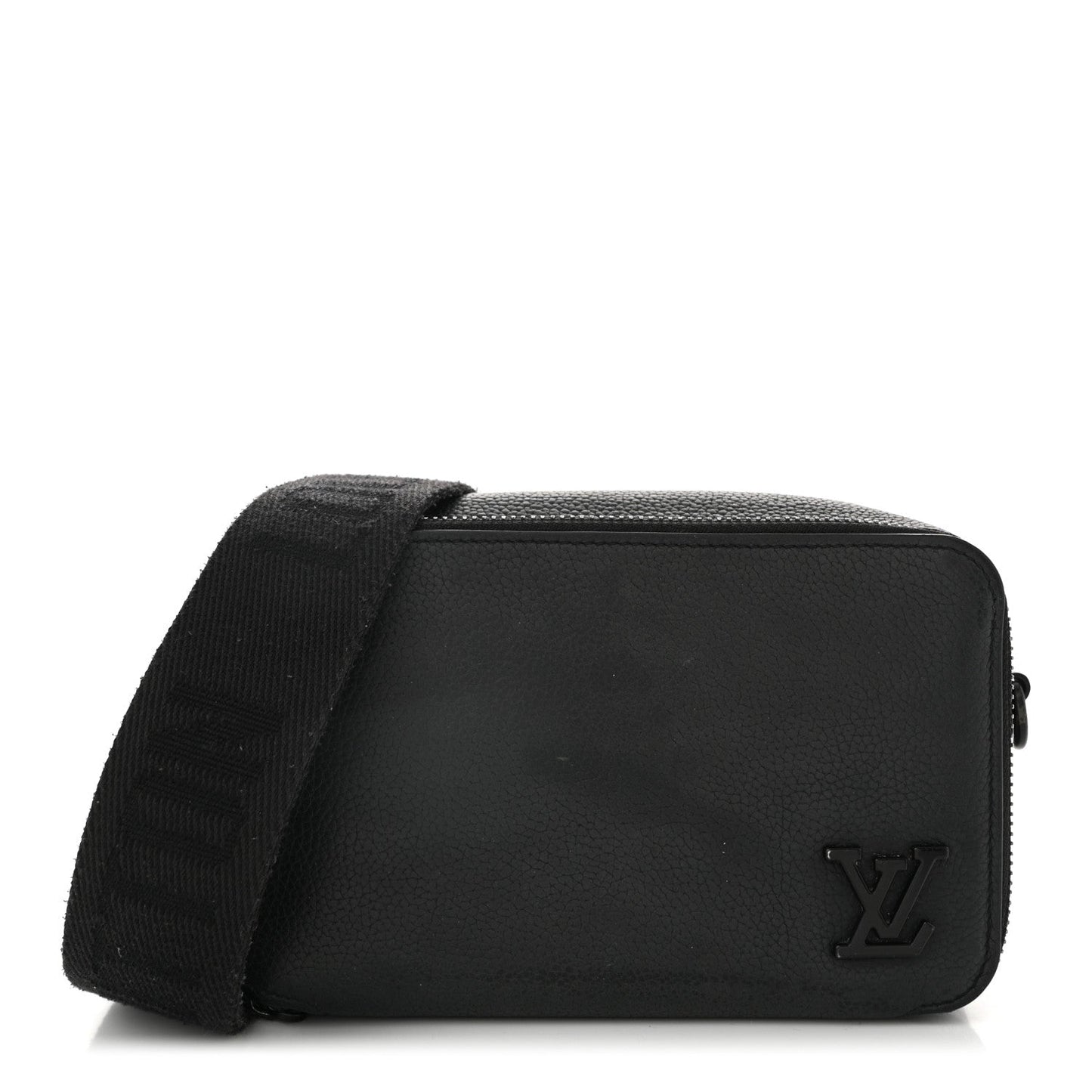 Calfskin Aerogram Alpha Wearable Wallet Black
