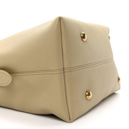 Grained Calfskin Low Key Hobo MM Clay