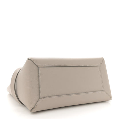 Grained Calfskin Micro Belt Bag Light Taupe