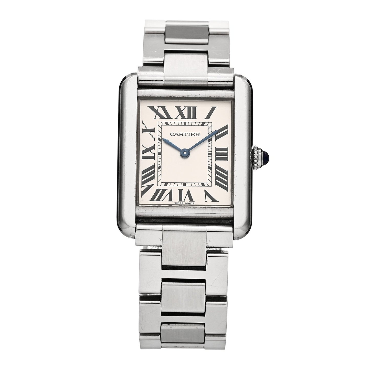 Stainless Steel 24mm Tank Solo Quartz Watch
