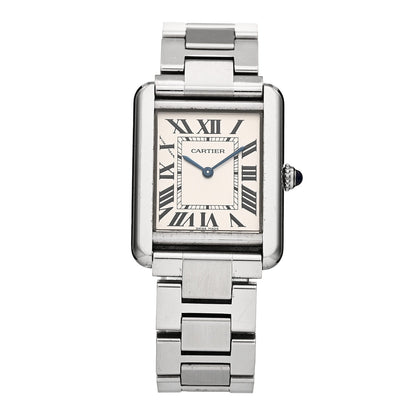 Stainless Steel 24mm Tank Solo Quartz Watch