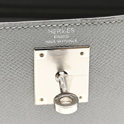 Epsom Kelly Sellier 28 Bleu Glacier