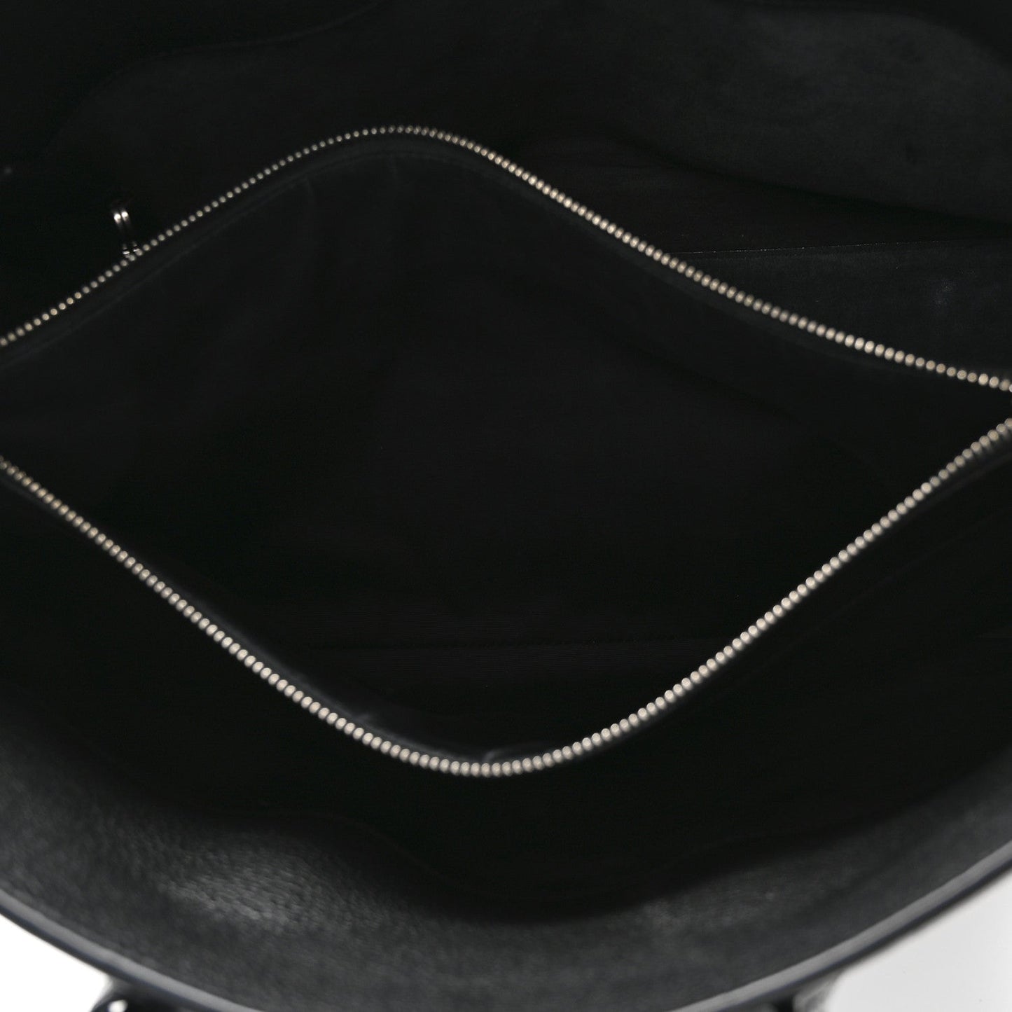 Grained Calfskin Large Souple Sac De Jour Black