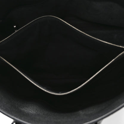 Grained Calfskin Large Souple Sac De Jour Black