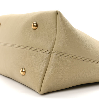 Grained Calfskin Low Key Hobo MM Clay