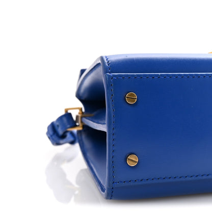 Calfskin Mini Classic Monogram Cassandra Top Handle Bag Majorelle