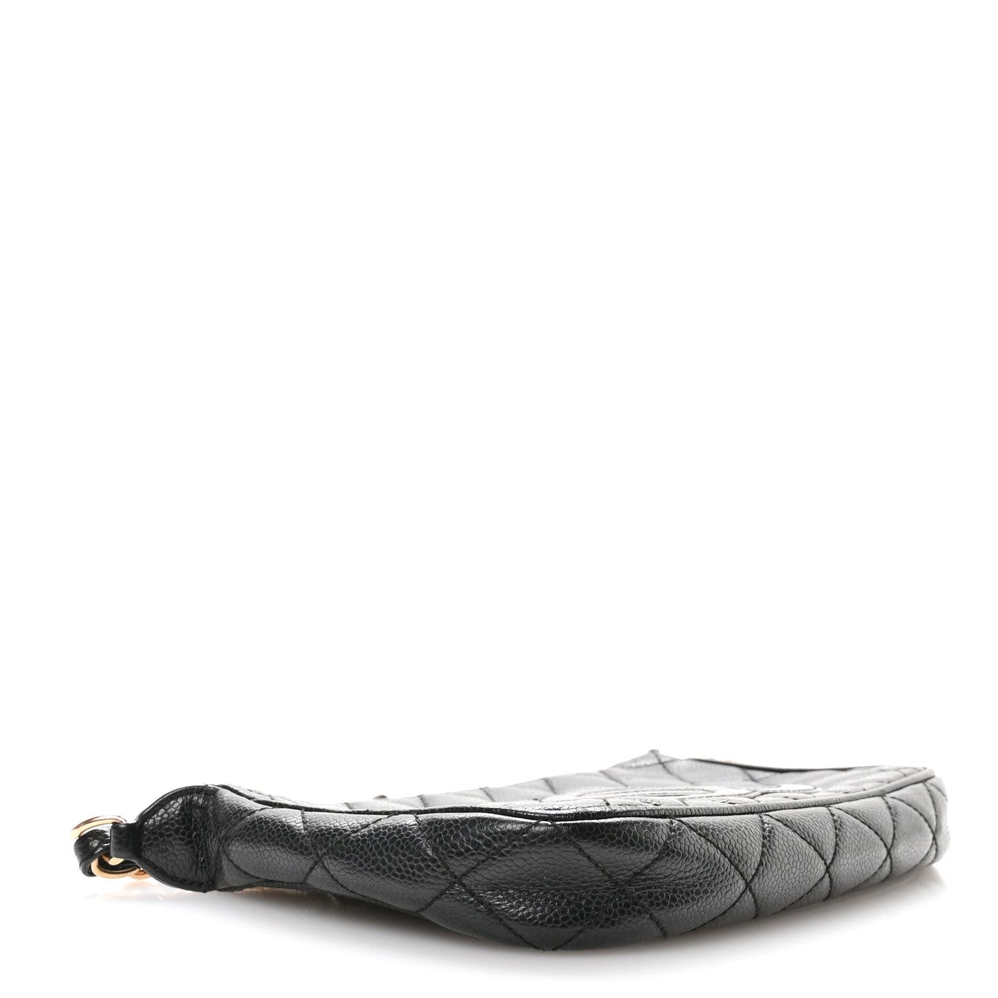 Caviar Quilted Timeless CC Shoulder Bag Black
