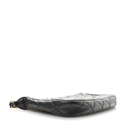Caviar Quilted Timeless CC Shoulder Bag Black