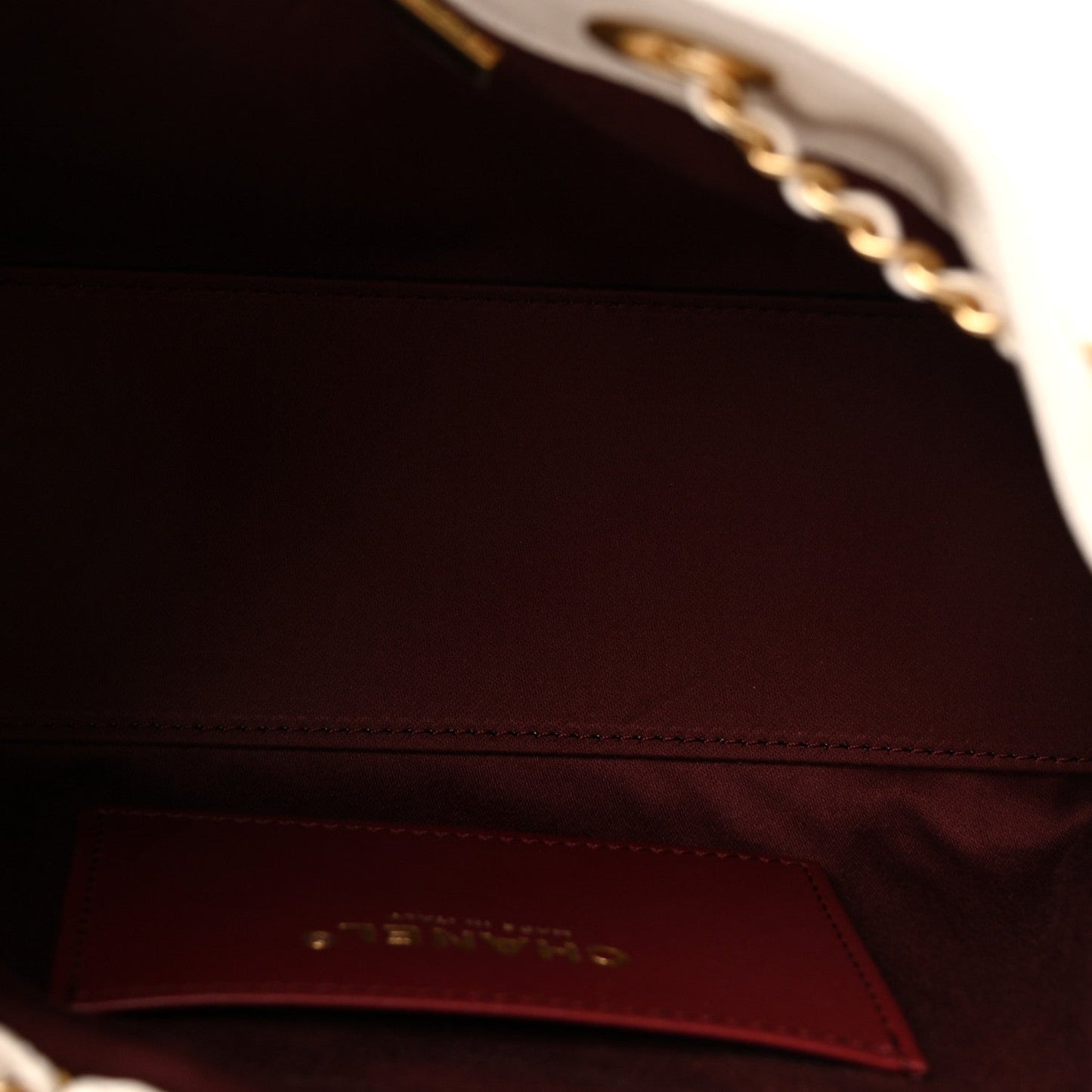 Caviar Quilted Mini Chanel 25 Handbag White