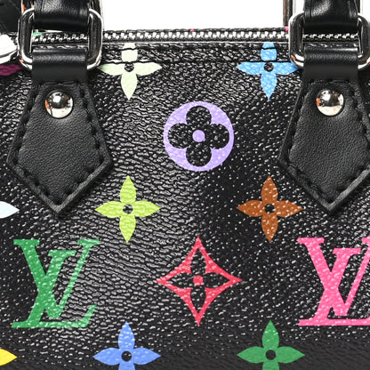 LV X TM Monogram Multicolor Nano Speedy Black