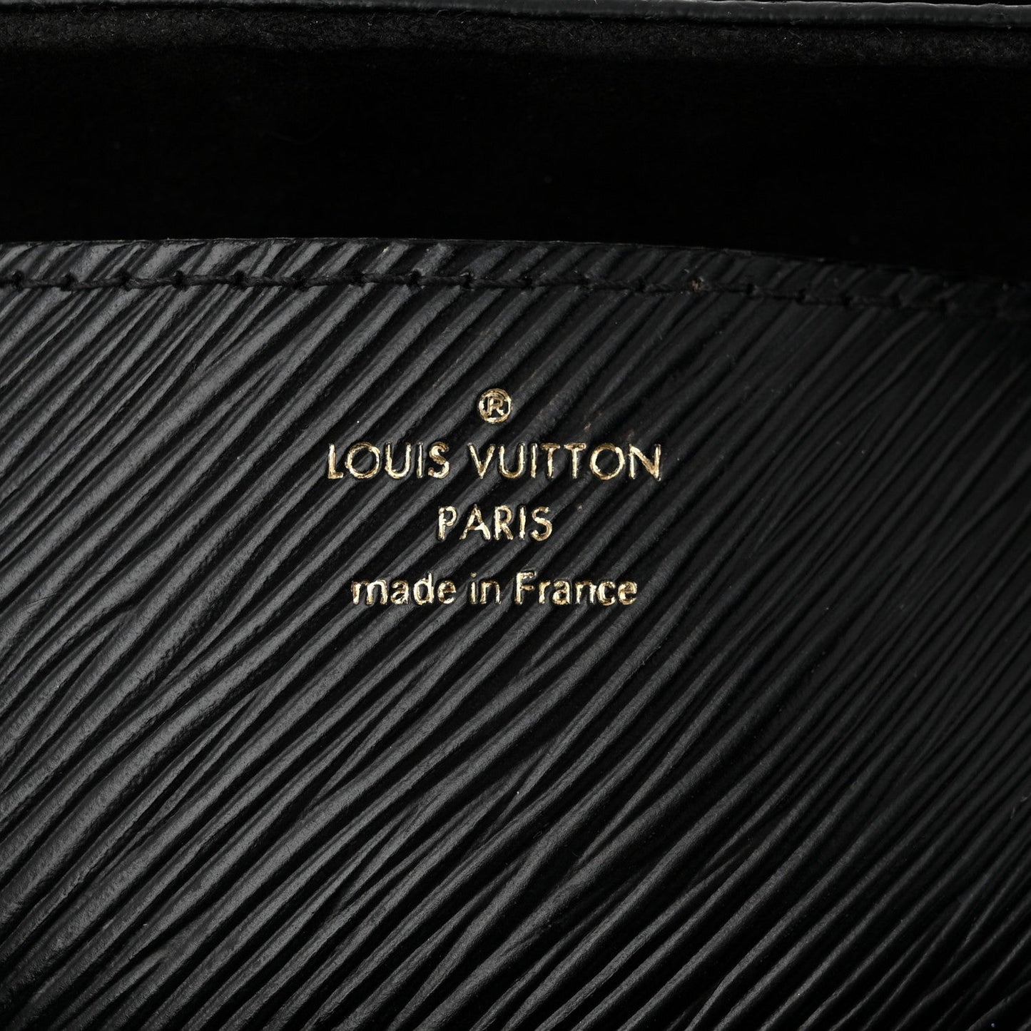 Epi Twist Top Handle Shoulder Bag MM Black