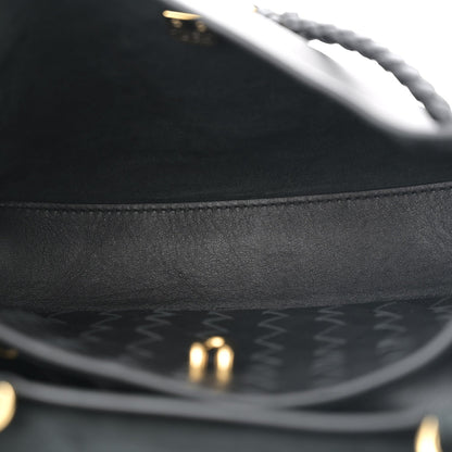 Silky Calfskin Small Ciao Ciao Black