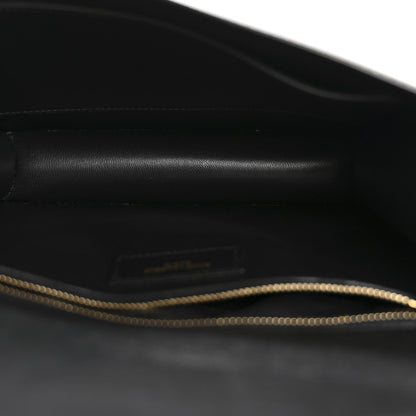Smooth Calfskin Carre Satchel Black