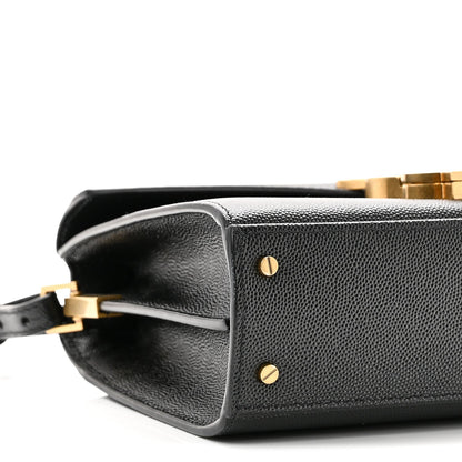 Grain De Poudre Mini Classic Monogram Cassandra Top Handle Black