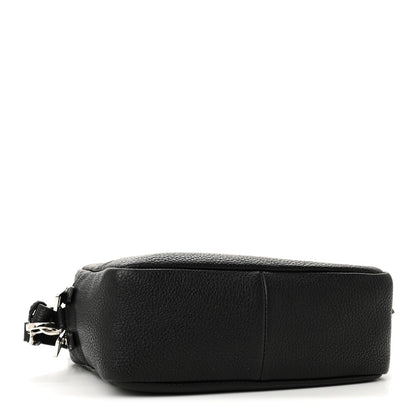 Vitello Daino Soft Camera Crossbody Black