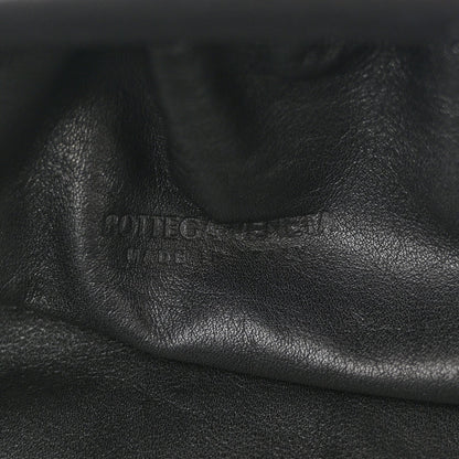 Smooth Butter Calf The Pouch Oversized Clutch Black