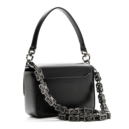 Box Calfskin Small 4G Cube Chain Shoulder Bag So Black