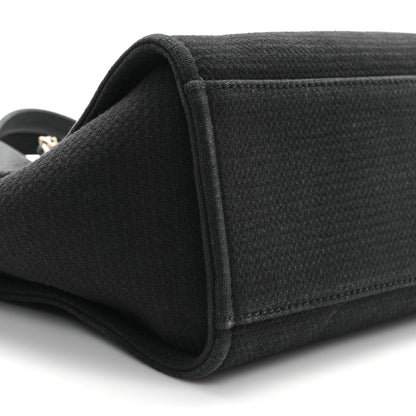 Mixed Fibers Small Deauville Tote Black