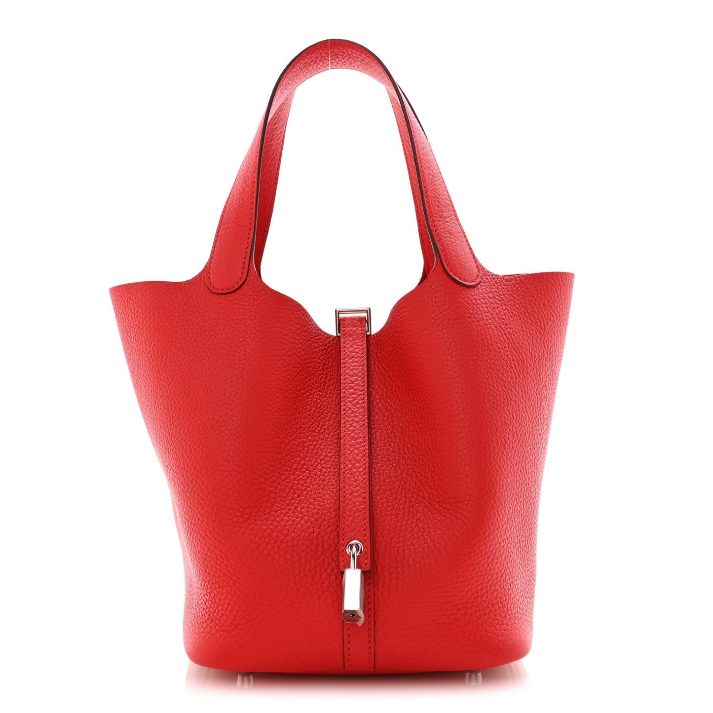 Taurillon Clemence Picotin Lock 22 MM Rouge de Coeur