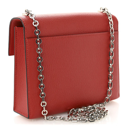 Chevre Mysore Mini Verrou Chaine Bag Rouge Tomate