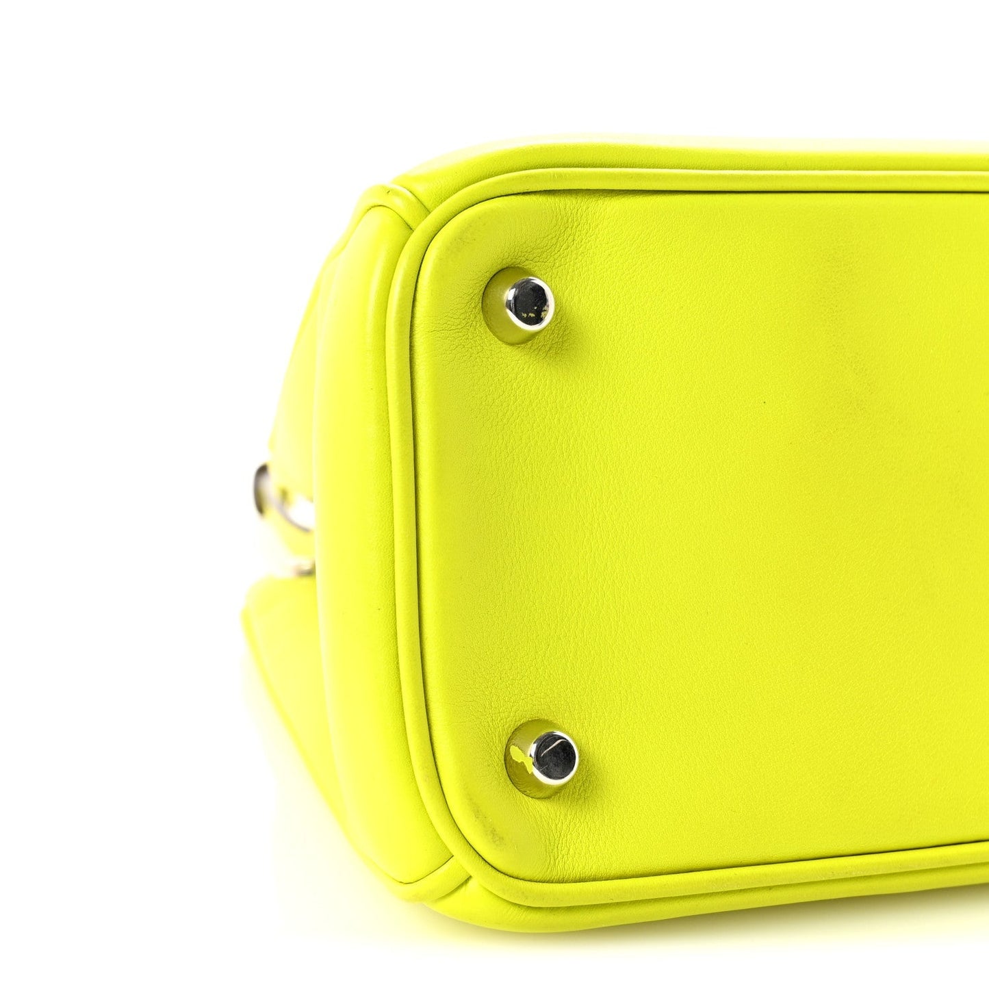 Smooth Calfskin Medium Diorissimo Tote Neon Yellow Light Blue