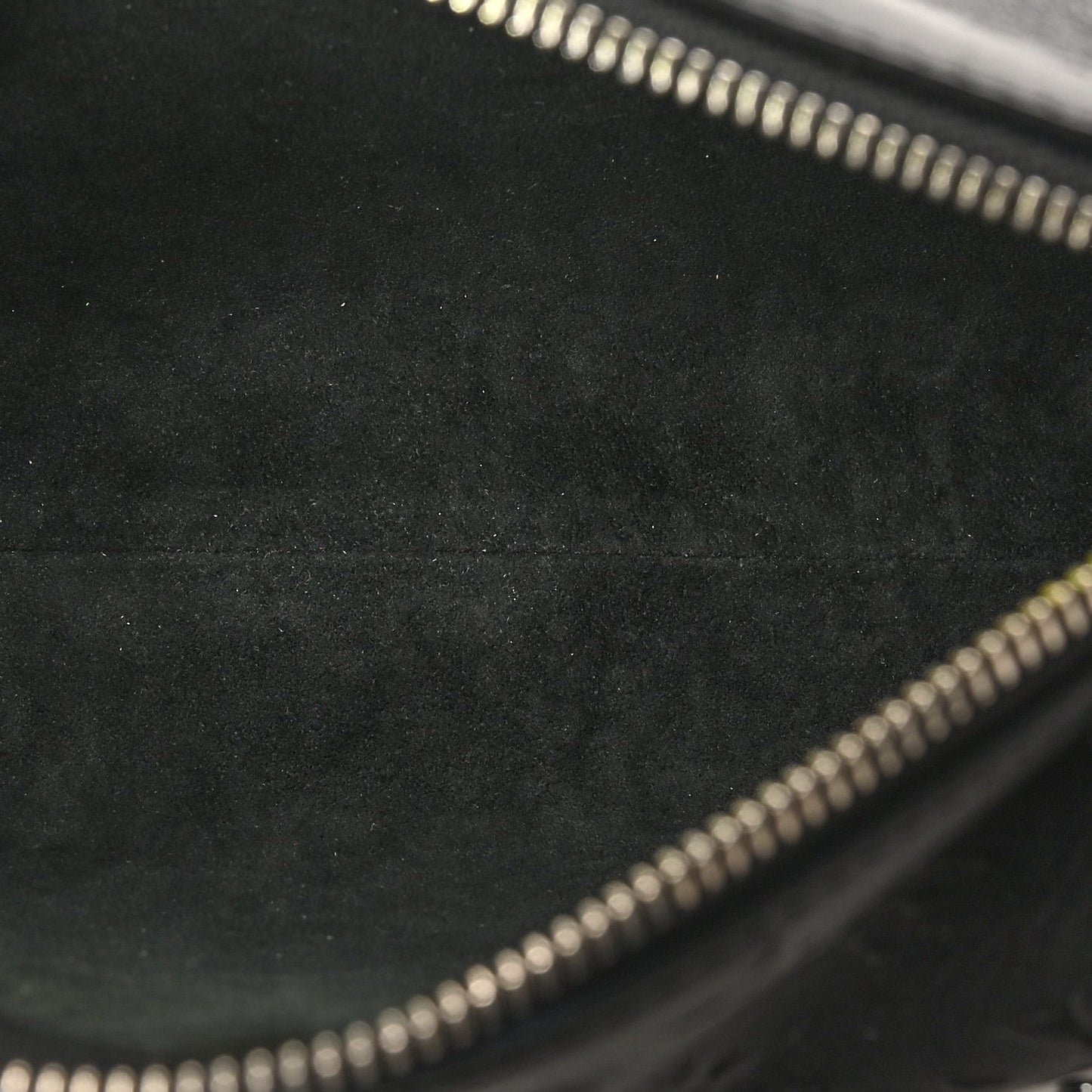 Calfskin Debossed Monogram Side Trunk Black
