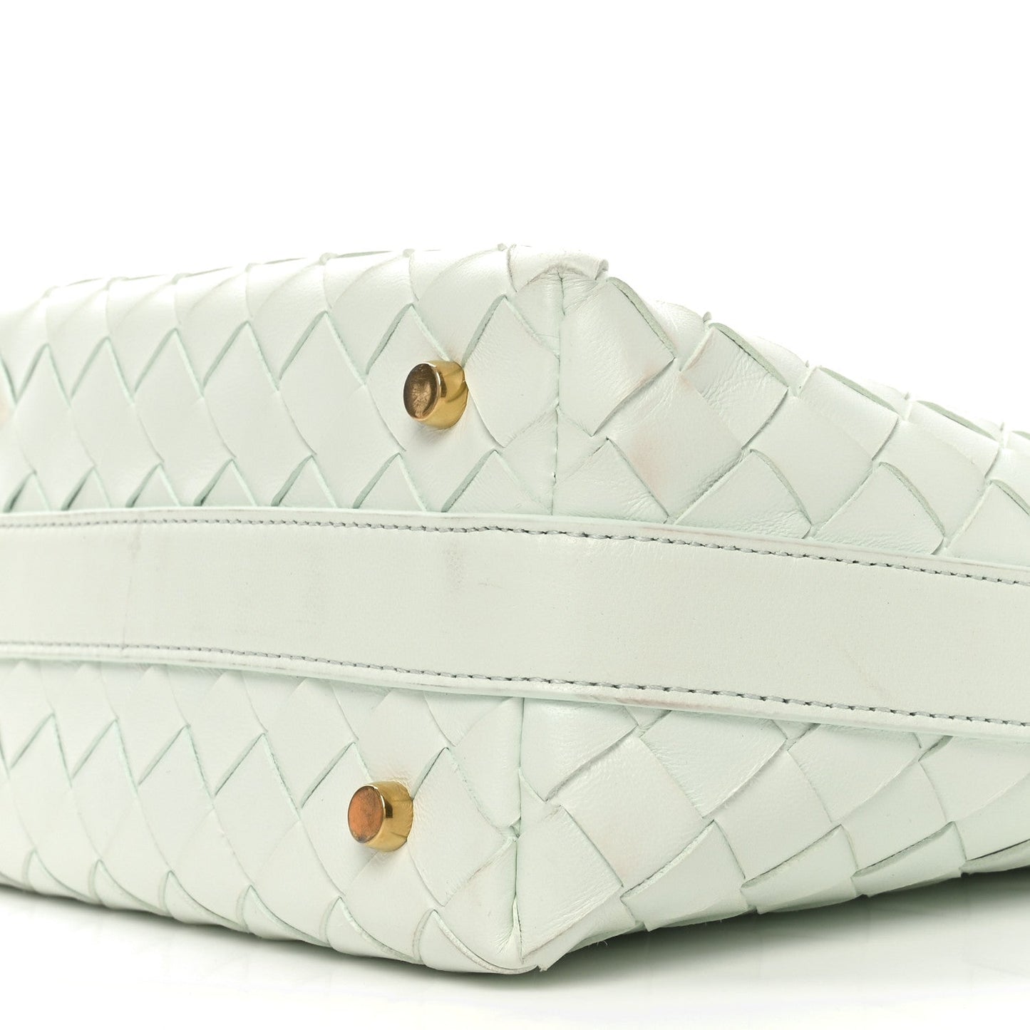 Calfskin Nappa Intrecciato Mini Wallace Glacier Muse