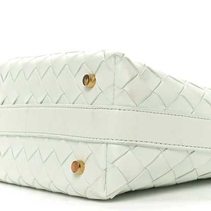 Calfskin Nappa Intrecciato Mini Wallace Glacier Muse