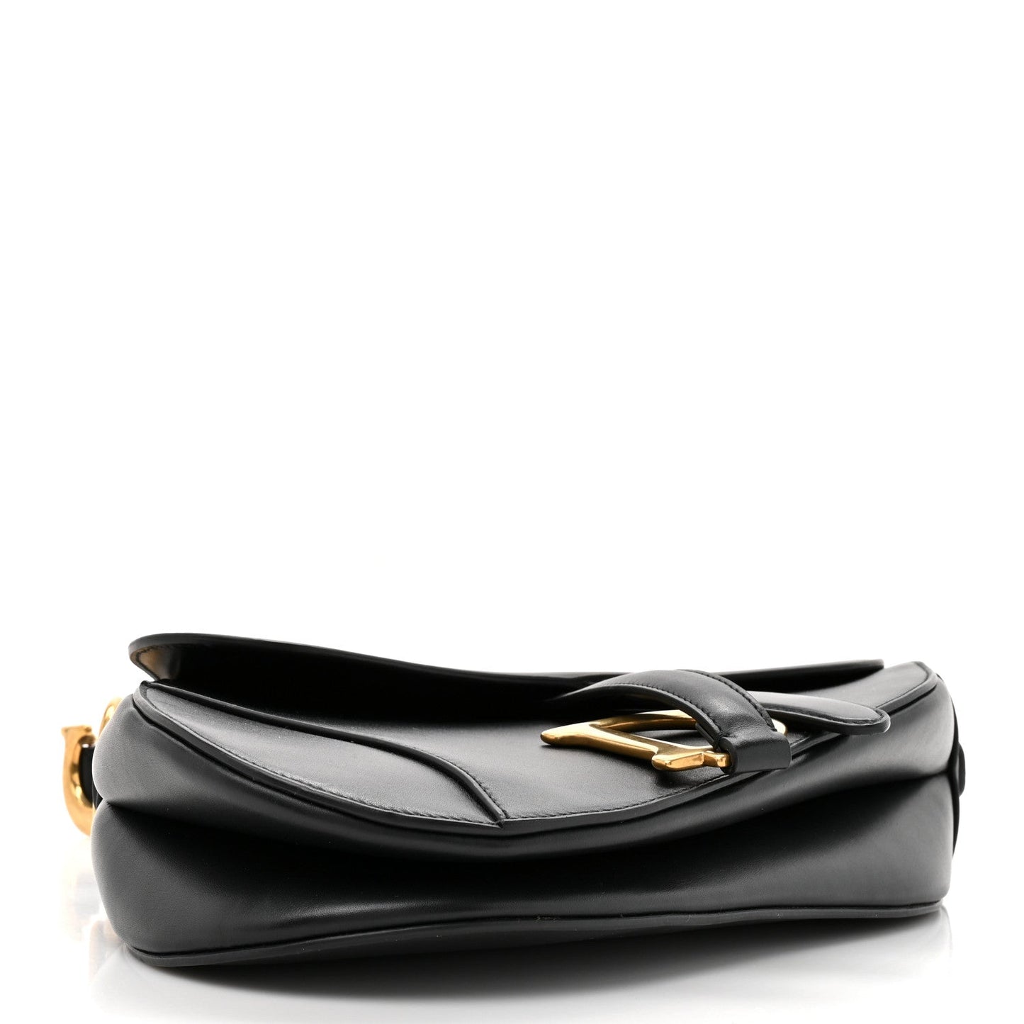 Calfskin Saddle Bag Black