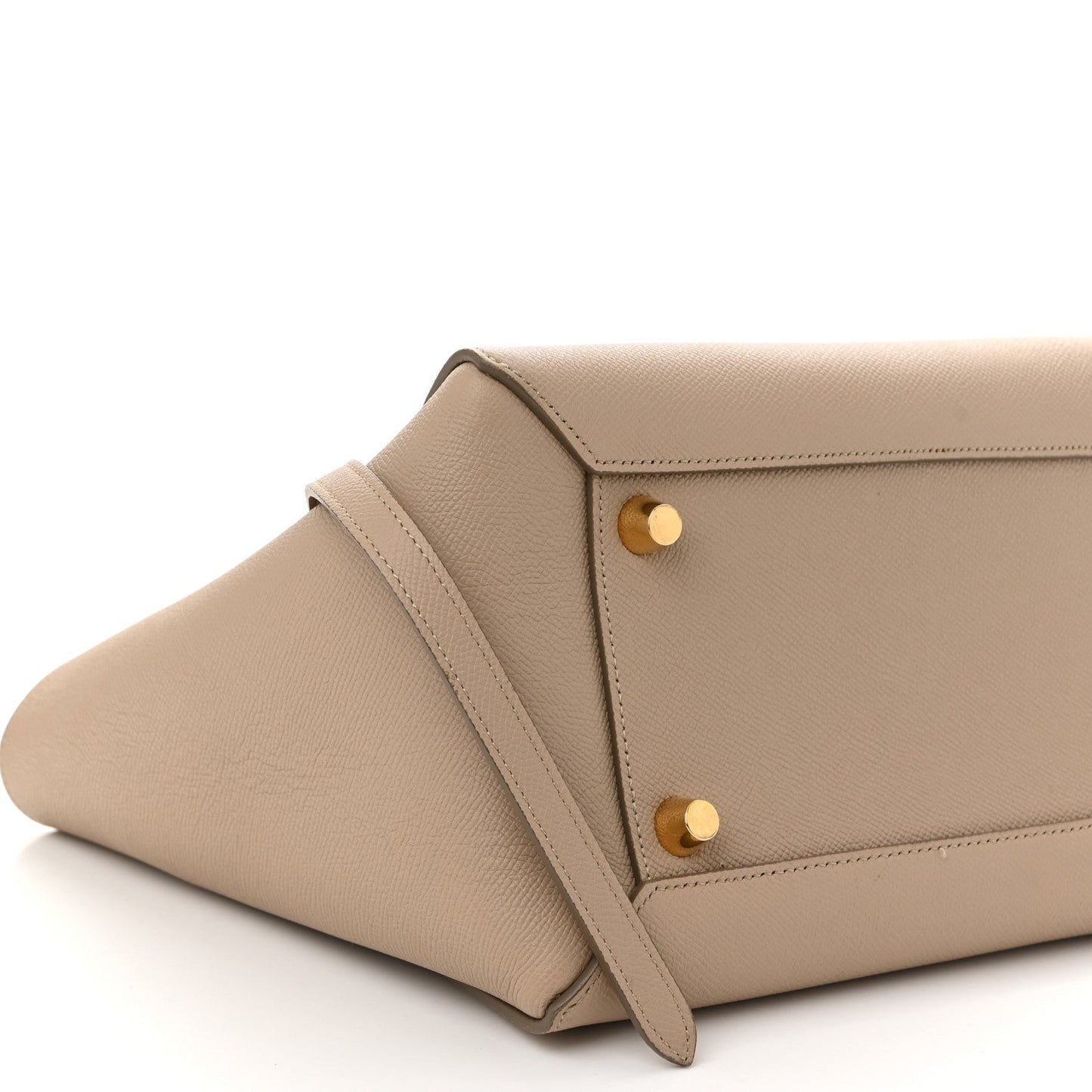 Grained Calfskin Mini Belt Bag Light Taupe