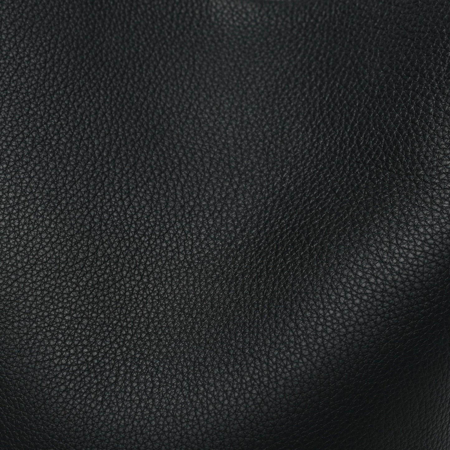 Grained Calfskin Medium N/S Hook Tote Black