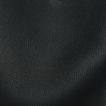 Grained Calfskin Medium N/S Hook Tote Black