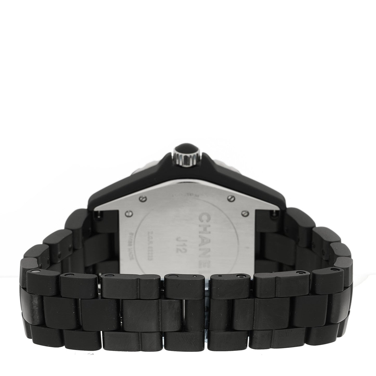 Stainless Steel Matte Ceramic 41mm J12 Automatic Watch Black