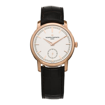 18K Pink Gold Alligator 38mm Patrimony Traditionnelle Manual Winding Watch 82172/000R-9382