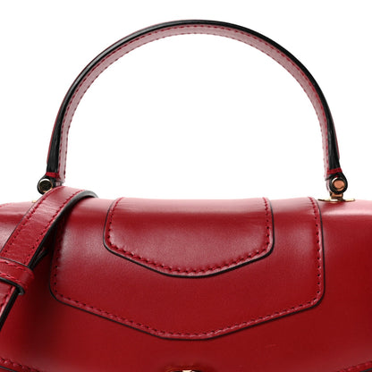 Calfskin Serpenti Forever Top Handle Red