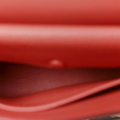Chevre Mysore Mini Verrou Chaine Bag Rouge Tomate