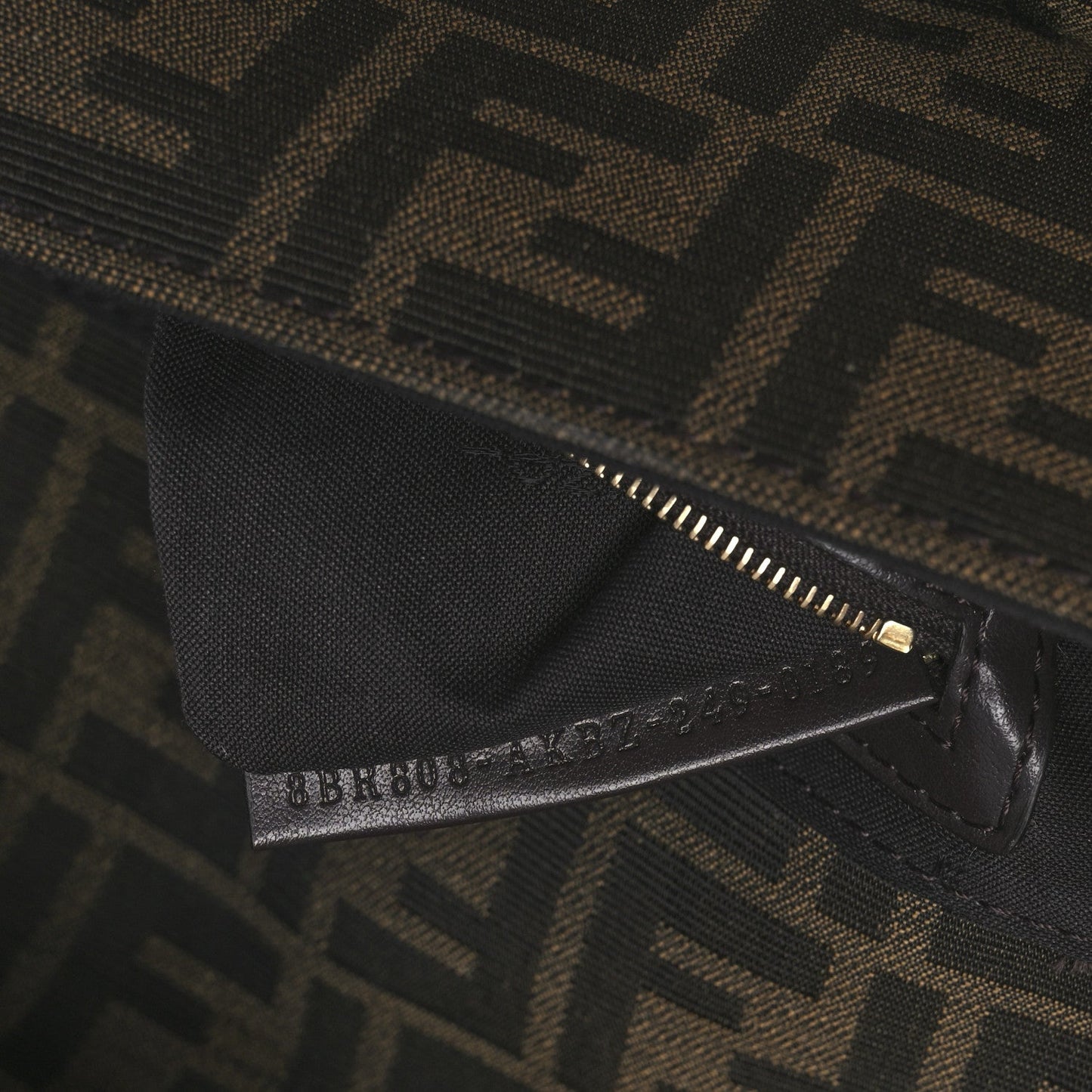 Fabric Jacquard FF 1974 Multipocket Baguette Tobacco Moro