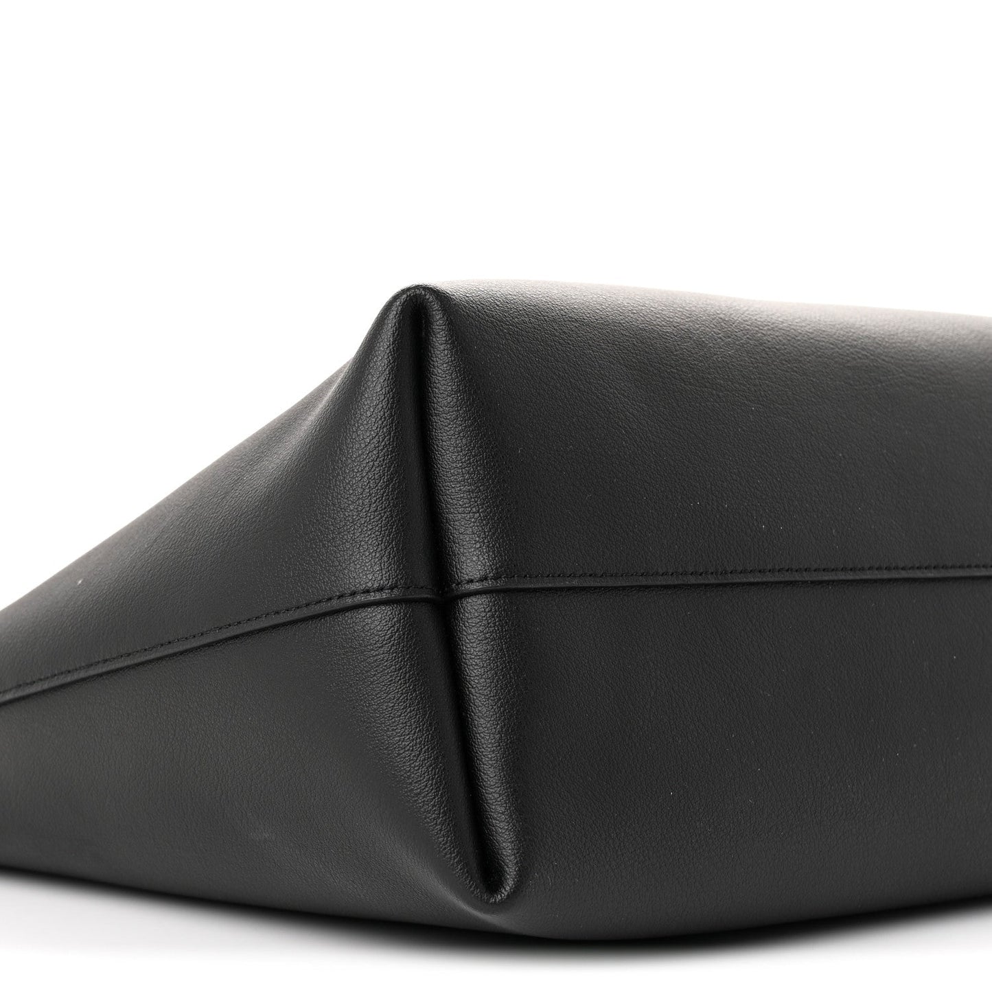 Calfskin Large Shopping Tote Black