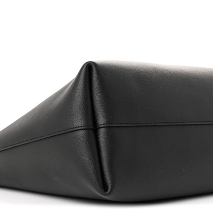 Calfskin Large Shopping Tote Black