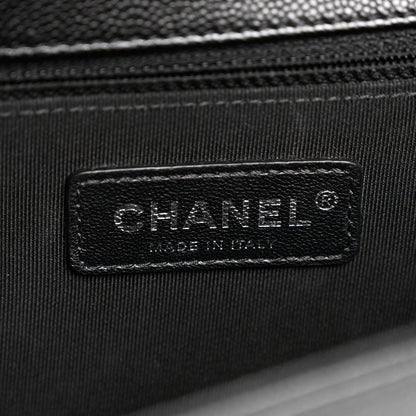 Caviar Quilted New Medium Boy Flap Black