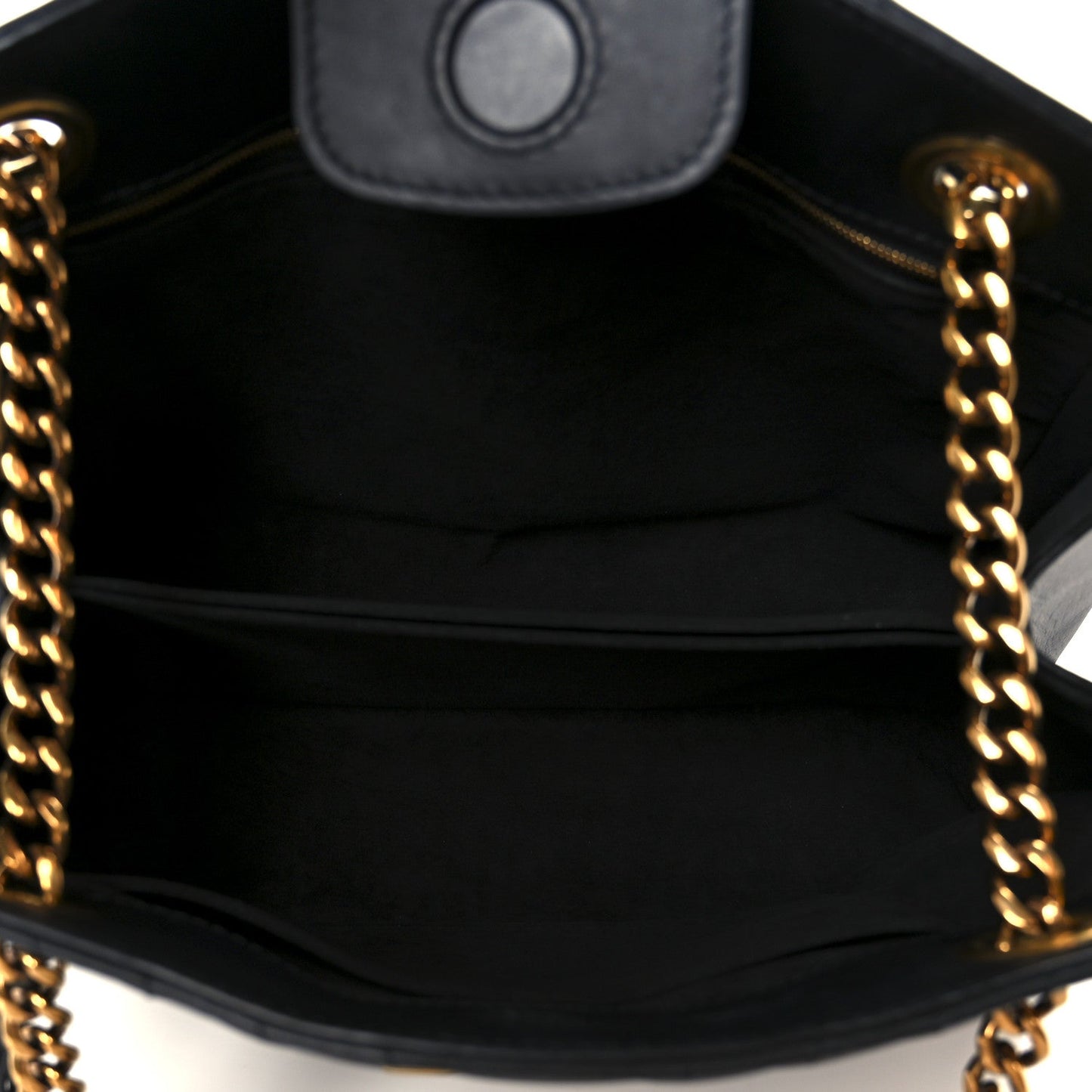 Calfskin New Wave Chain Tote Black
