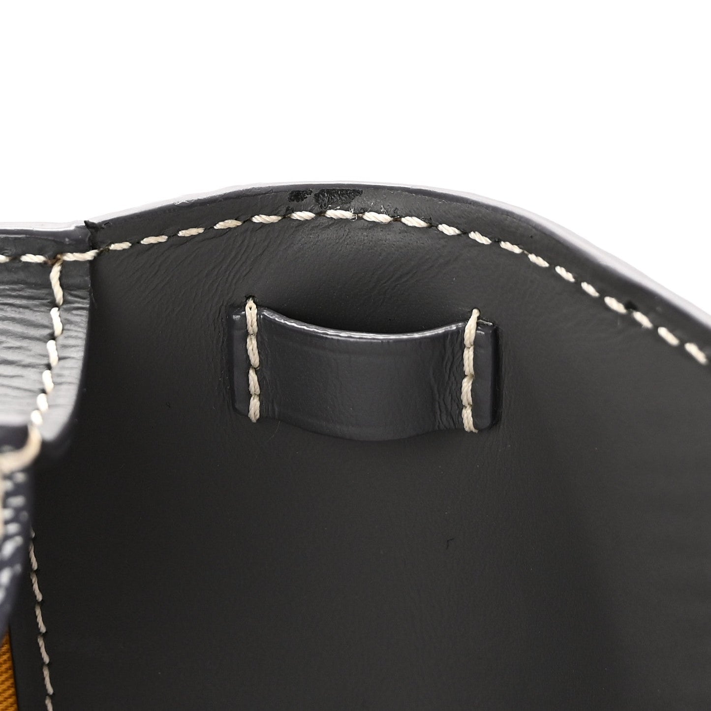 Goyardine Monte Carlo Bois Clutch With Strap Gray